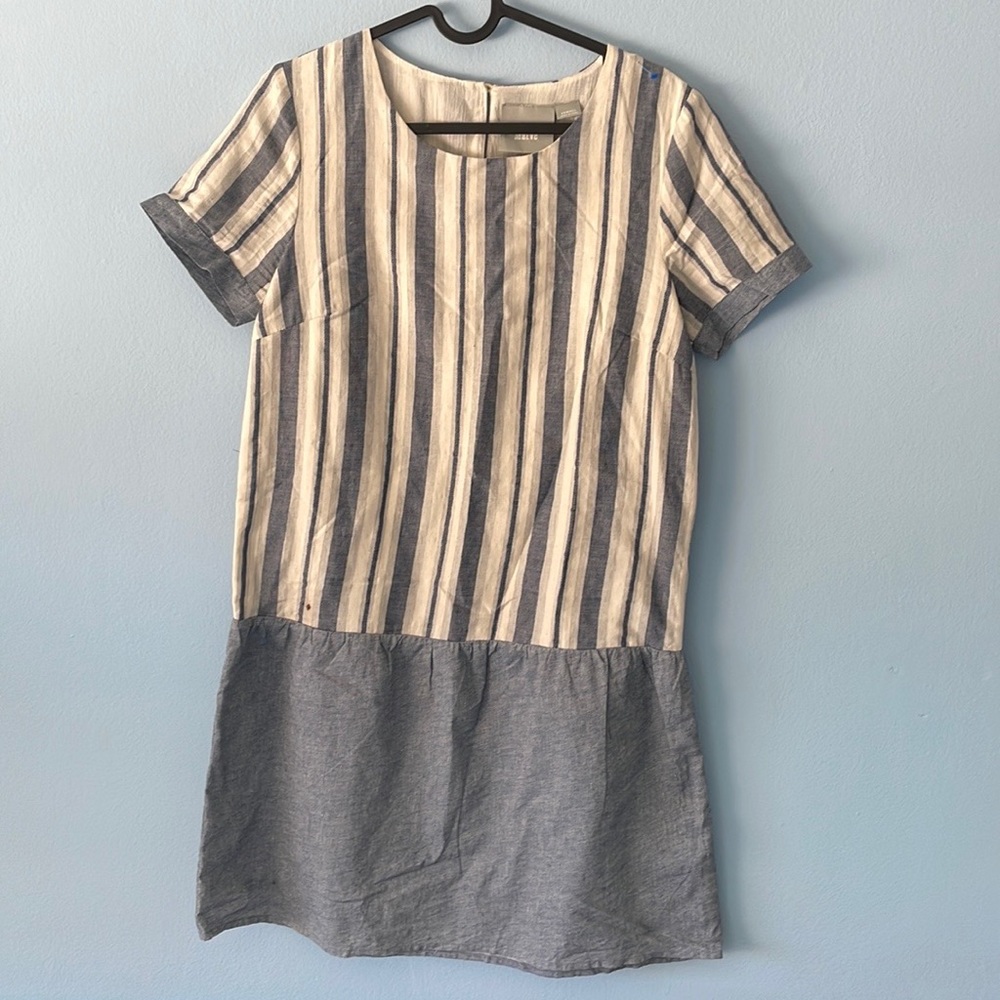 Maeve for Anthropologie Dropped Waist dress X Small